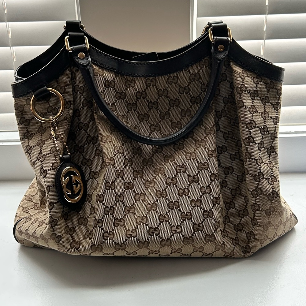 Authentic Gucci Large Sukey Tote Bag